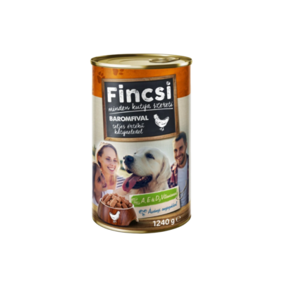 Nourriture pour Chien en poulette 1240g Fincsi
