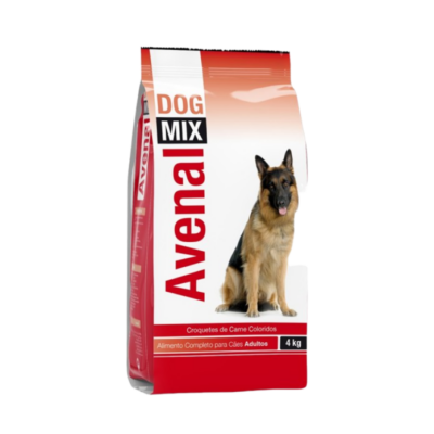 croquet pour chien au viande colorée 4kg Avinal Dog Mix